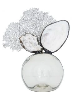 Jamie Dietrich Designs Clam Geode Seafan Float - (Medium) Glass Floats