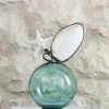 Jamie Dietrich Designs Clam Star Crystal Teal Float (Medium) Glass Floats