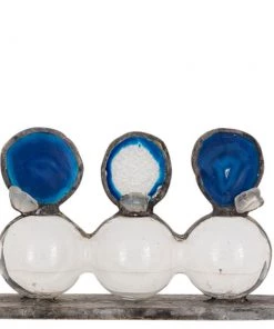 Jamie Dietrich Designs Glass Floats Triplet Blue Agate Float (Small)