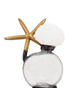 Jamie Dietrich Designs Gold Starfish Shell Float (Small) Glass Floats