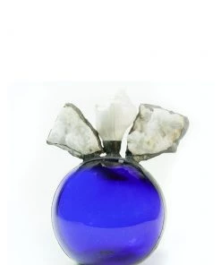 Jamie Dietrich Designs Glass Floats Navy Float - Geode Shell (Small)