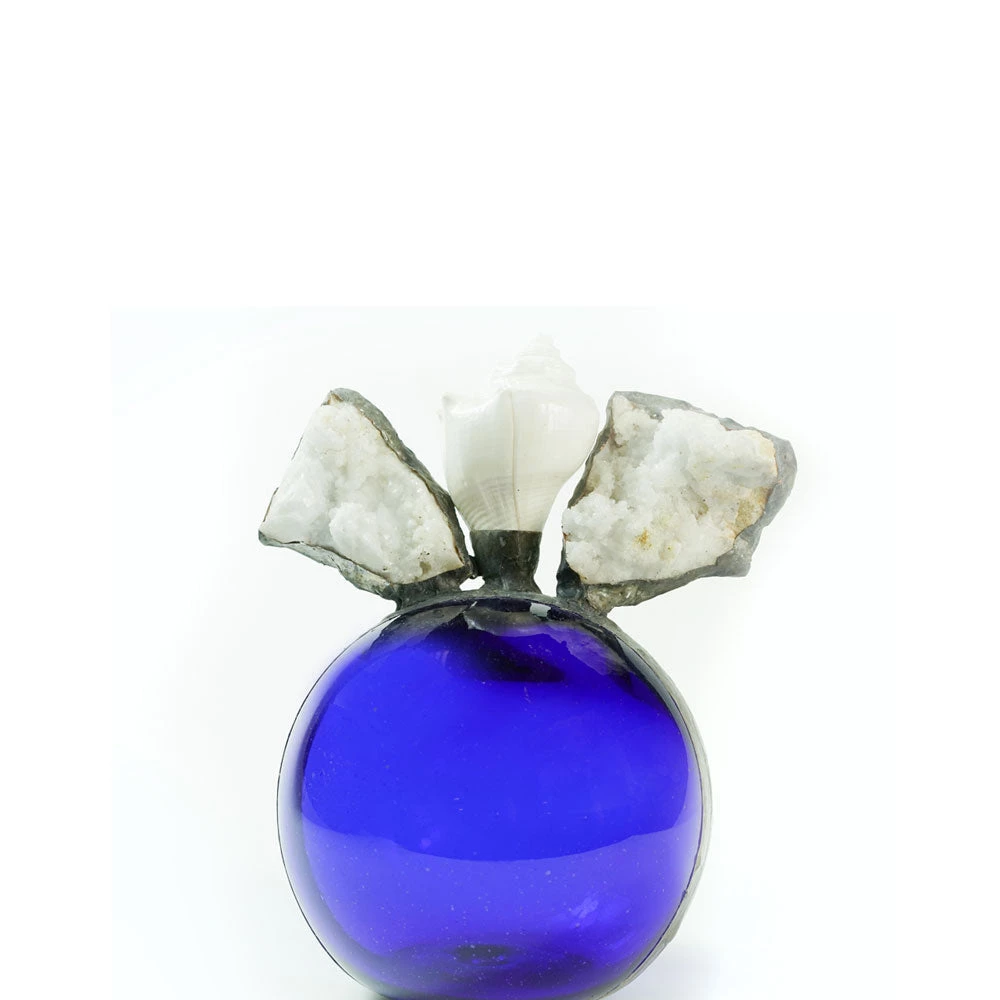 Jamie Dietrich Designs Glass Floats Navy Float - Geode Shell (Small) 1 Jamie Dietrich Designs Glass Floats Navy Float - Geode Shell (Small)