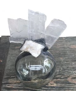 Jamie Dietrich Designs Selenite S Geode Float (Small)