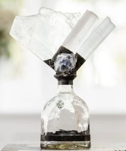 Jamie Dietrich Designs Blue Calcite Selenite S&S Bottle