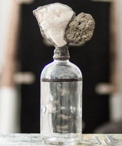 Jamie Dietrich Designs HOME DÉCOR Pyrite Geode Bottle