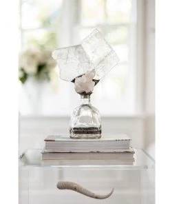 Jamie Dietrich Designs HOME DÉCOR Selenite S Geode Bottle