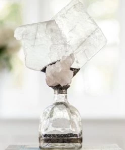 Jamie Dietrich Designs HOME DÉCOR Selenite S Geode Bottle