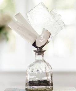 Jamie Dietrich Designs HOME DÉCOR Selenite S&S Geode Bottle