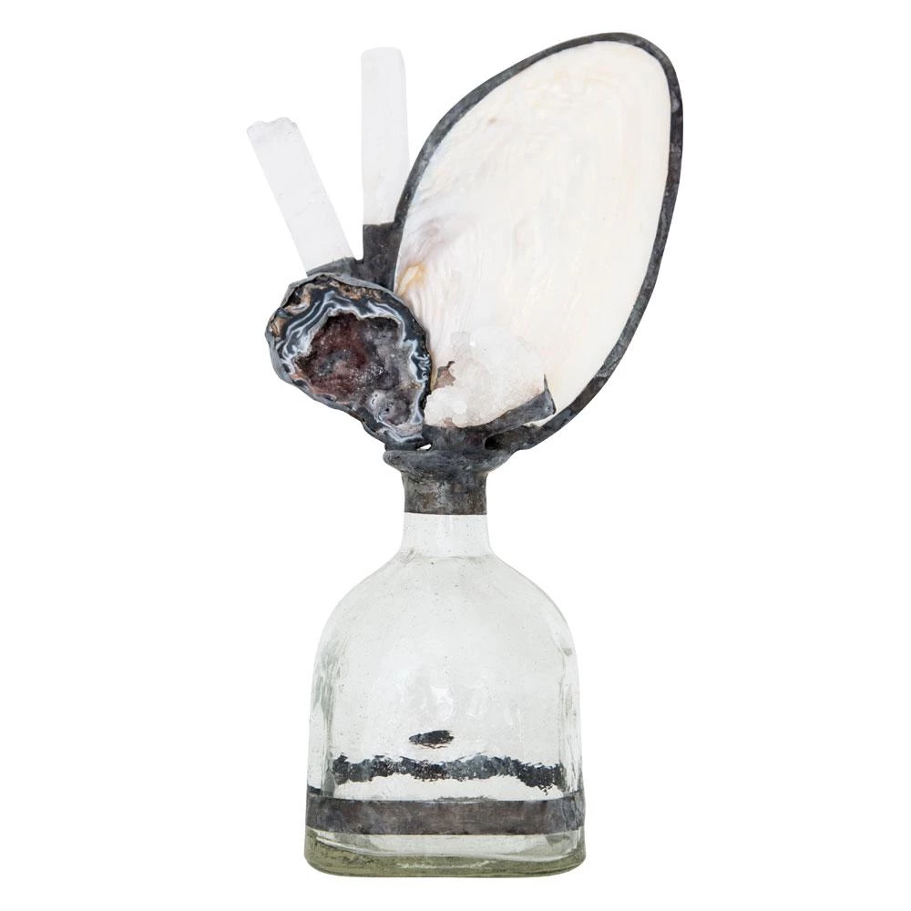 Jamie Dietrich Designs Selinite Shell Occos Bottle HOME DÉCOR 1 Jamie Dietrich Designs Selinite Shell Occos Bottle HOME DÉCOR