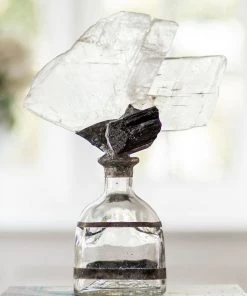 Jamie Dietrich Designs Tourmaline Selanite S Bottle HOME DÉCOR