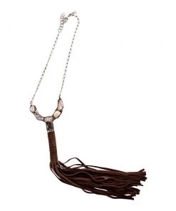 Jamie Dietrich Designs Geode Tassel Necklace - Teal 5 Jamie Dietrich Designs Geode Tassel Necklace - Teal