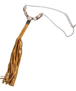 Jamie Dietrich Designs Geode Tassel Necklace - Chocolate