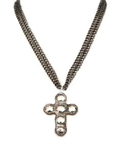 Jamie Dietrich Designs Maya Cross Necklace Jewelry