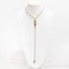 Jamie Dietrich Designs Jewelry Blaire 18 Karat Gold Crystal Necklace