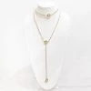 Jamie Dietrich Designs Jewelry Brooklyn 18 Karat Gold Crystal Necklace