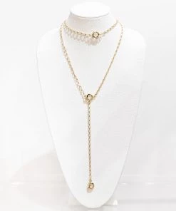 Jamie Dietrich Designs Jewelry Brooklyn 18 Karat Gold Crystal Necklace