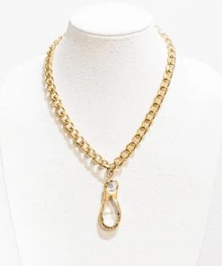 Jamie Dietrich Designs London 18 Karat Gold Crystal Necklace