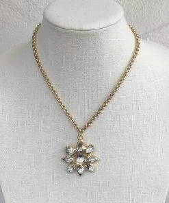 Jamie Dietrich Designs Jewelry Maia 18 Karat Gold Crystal Necklace