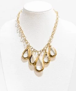 Jamie Dietrich Designs Jewelry Morgan 18 Karat Gold Crystal Necklace