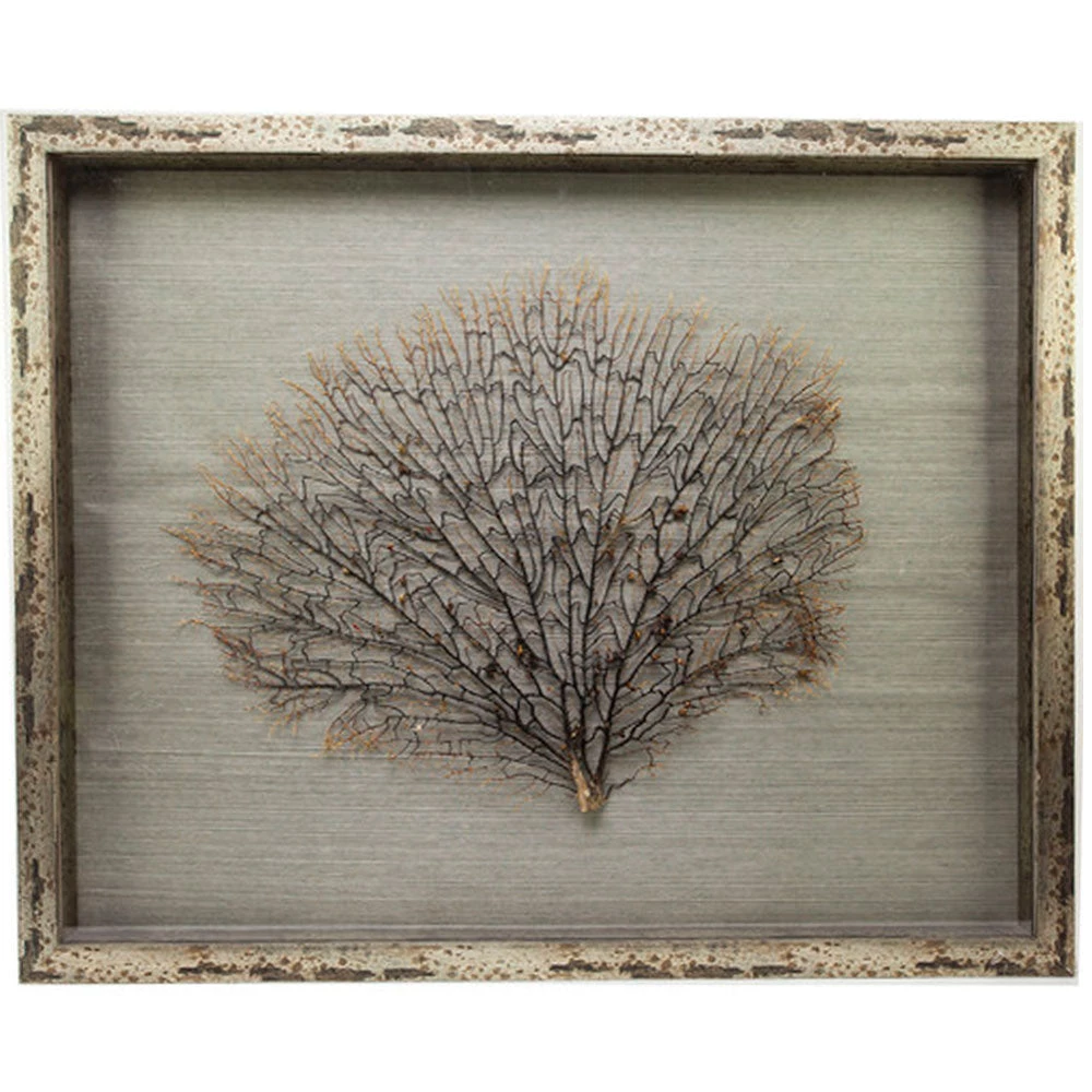 Jamie Dietrich Designs Sealife Shadow Box - Blue-Gray/Natural 1 Jamie Dietrich Designs Sealife Shadow Box - Blue-Gray/Natural