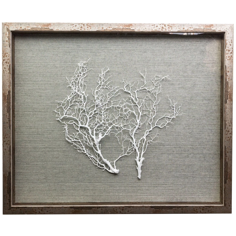 Jamie Dietrich Designs HOME DÉCOR Sealife Shadow Box - Blue-Gray/White 2 Jamie Dietrich Designs HOME DÉCOR Sealife Shadow Box - Blue-Gray/White