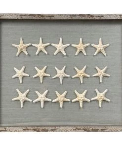 Jamie Dietrich Designs Sealife Shadow Box - Blue-Gray/White