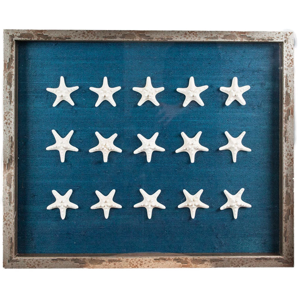 Jamie Dietrich Designs HOME DÉCOR Sealife Shadow Box - Navy/White 4 Jamie Dietrich Designs HOME DÉCOR Sealife Shadow Box - Navy/White