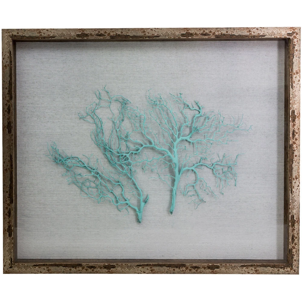 Jamie Dietrich Designs Sealife Shadow Box - White/Ocean HOME DÉCOR 2 Jamie Dietrich Designs Sealife Shadow Box - White/Ocean HOME DÉCOR
