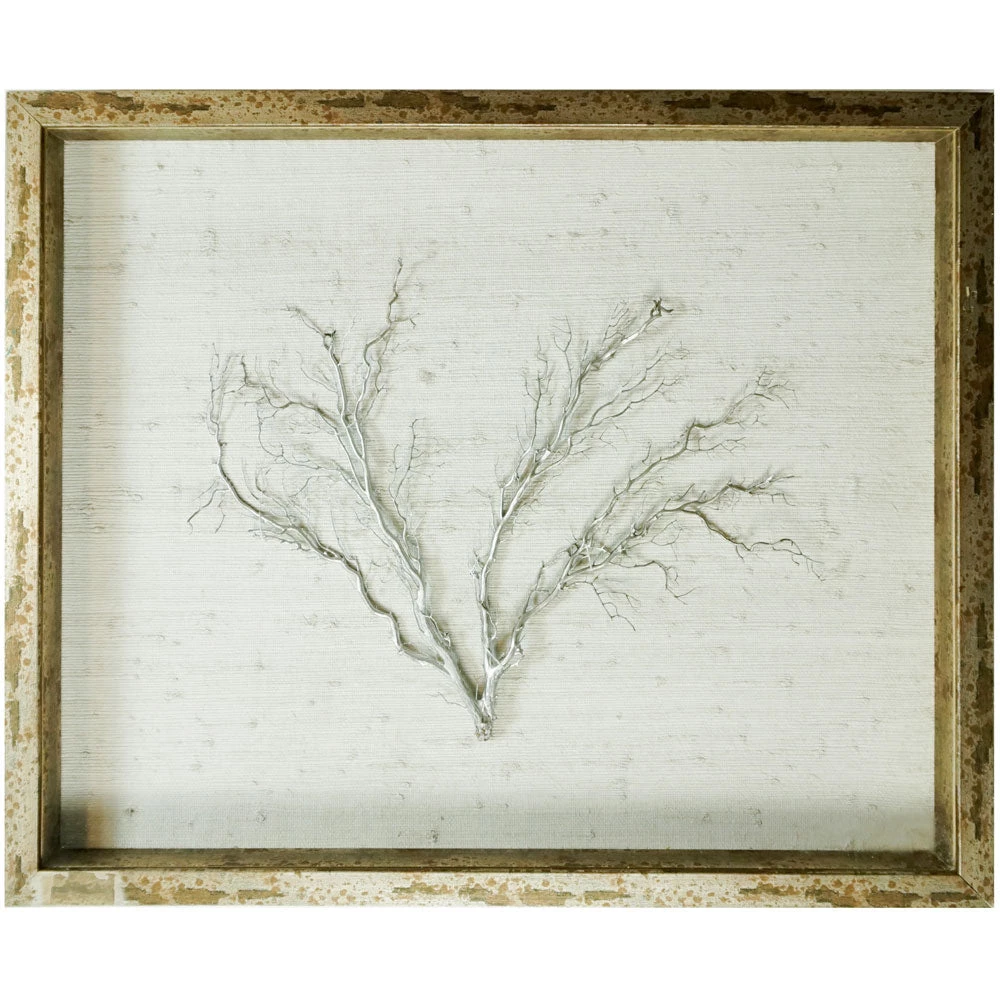 Jamie Dietrich Designs HOME DÉCOR Sealife Shadow Box - White/Silver 1 Jamie Dietrich Designs HOME DÉCOR Sealife Shadow Box - White/Silver