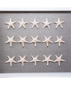 Jamie Dietrich Designs Sealife Shadow Box - Blue-Gray/White HOME DÉCOR