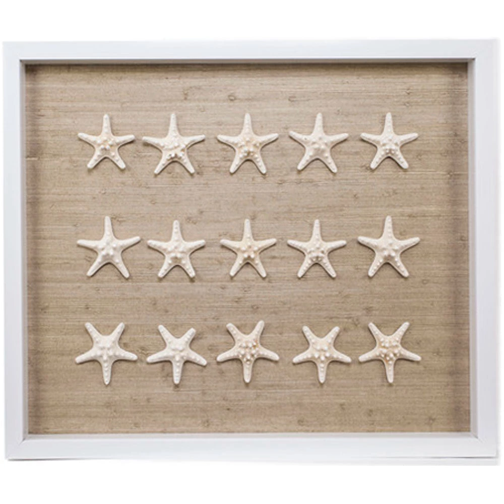 Jamie Dietrich Designs Sealife Shadow Box - Natural/White 4 Jamie Dietrich Designs Sealife Shadow Box - Natural/White