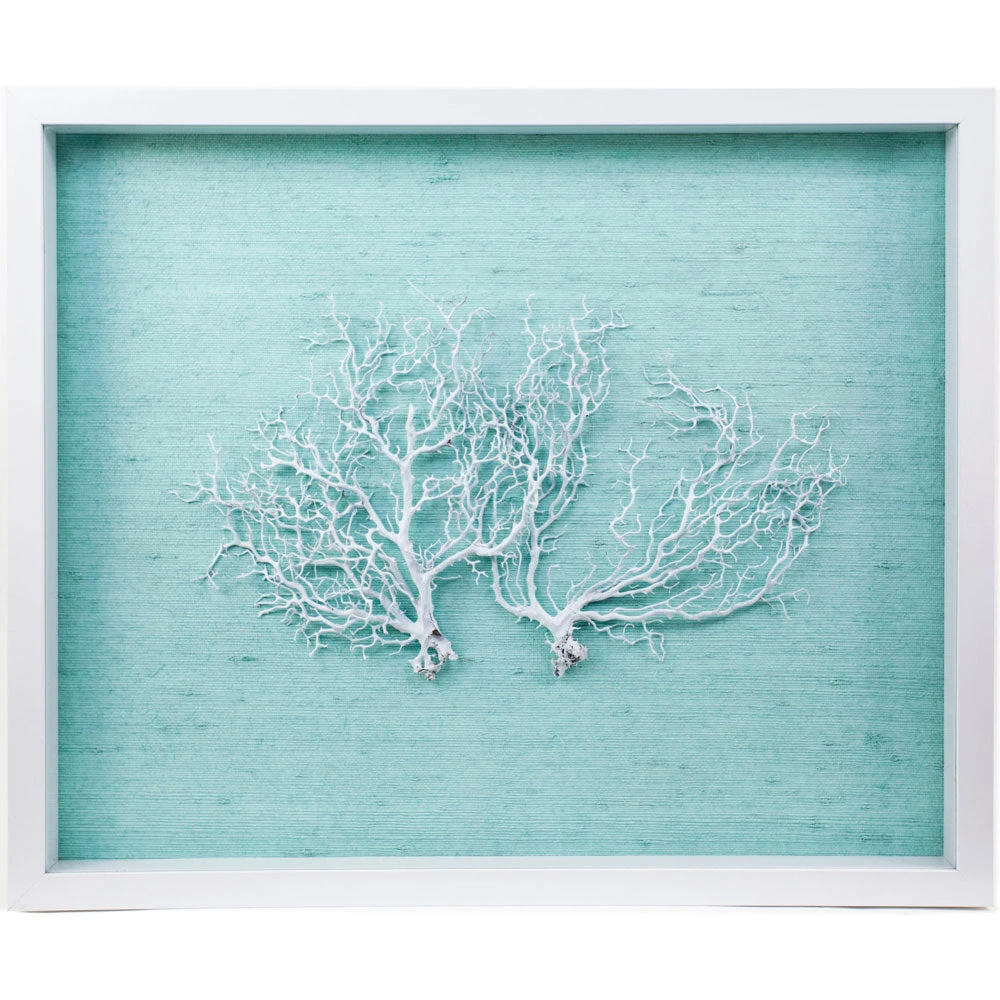 Jamie Dietrich Designs Sealife Shadow Box - Ocean/White HOME DÉCOR 3 Jamie Dietrich Designs Sealife Shadow Box - Ocean/White HOME DÉCOR