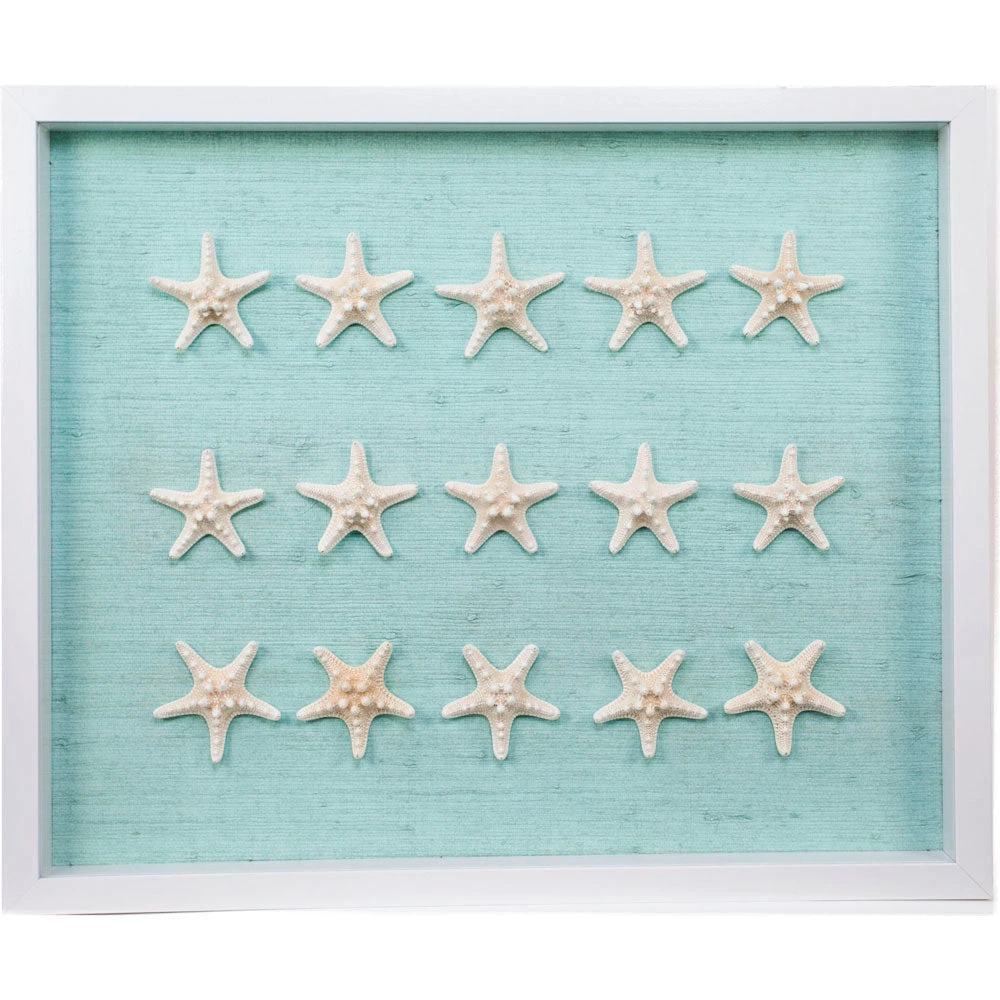 Jamie Dietrich Designs Sealife Shadow Box - Ocean/White HOME DÉCOR 4 Jamie Dietrich Designs Sealife Shadow Box - Ocean/White HOME DÉCOR