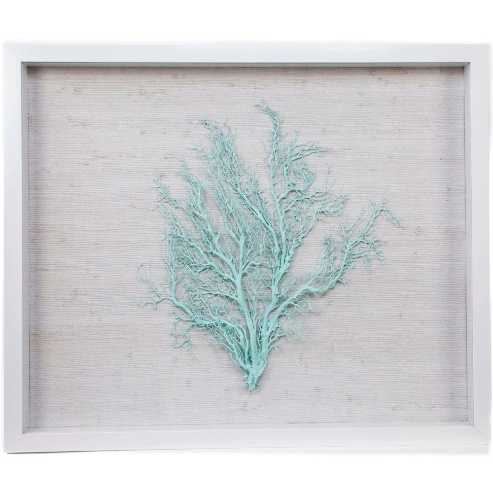 Jamie Dietrich Designs Sealife Shadow Box - White/Ocean 1 Jamie Dietrich Designs Sealife Shadow Box - White/Ocean