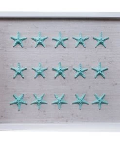 Jamie Dietrich Designs Sealife Shadow Box - White/Ocean 7 Jamie Dietrich Designs Sealife Shadow Box - White/Ocean