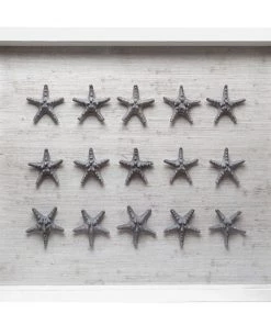 Jamie Dietrich Designs HOME DÉCOR Sealife Shadow Box - White/Silver