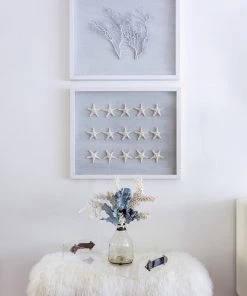 Jamie Dietrich Designs Sealife Shadow Box - White/White 9 Jamie Dietrich Designs Sealife Shadow Box - White/White