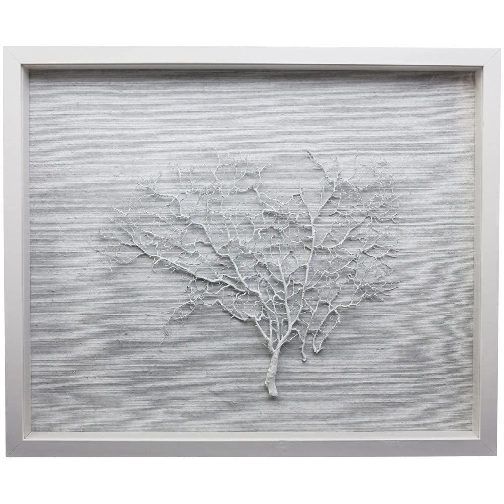 Jamie Dietrich Designs HOME DÉCOR Sealife Shadow Box - White/White 2 Jamie Dietrich Designs HOME DÉCOR Sealife Shadow Box - White/White