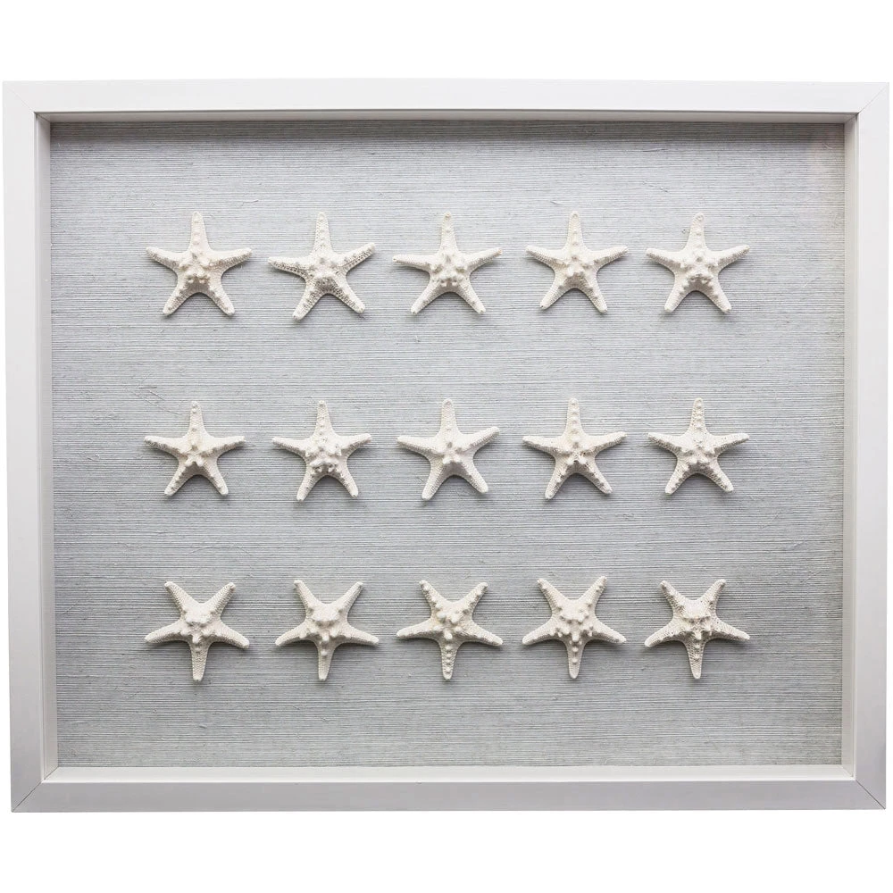 Jamie Dietrich Designs HOME DÉCOR Sealife Shadow Box - White/White 1 Jamie Dietrich Designs HOME DÉCOR Sealife Shadow Box - White/White