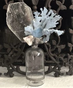 Jamie Dietrich Designs HOME DÉCOR Blue Coral Selenite S Bottle