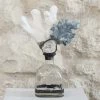 Jamie Dietrich Designs Blue White Coral Bottle HOME DÉCOR