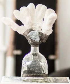 Jamie Dietrich Designs Coral Blue Calcite Bottle