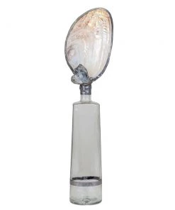 Jamie Dietrich Designs Shell Blue Calcite Bottle HOME DÉCOR