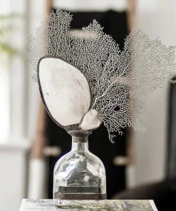 Jamie Dietrich Designs HOME DÉCOR Shell Geode SeaFan Bottle