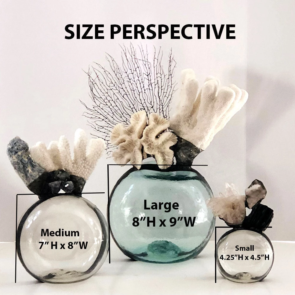 Jamie Dietrich Designs Shell Geode Seafan Float (Medium) 4 Jamie Dietrich Designs Shell Geode Seafan Float (Medium)