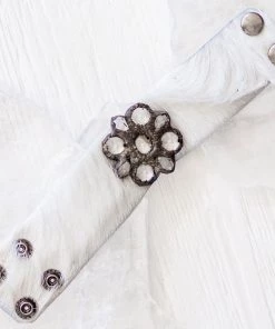 Jamie Dietrich Designs Lia Hide Crystal Cuff Bracelets/Cuffs