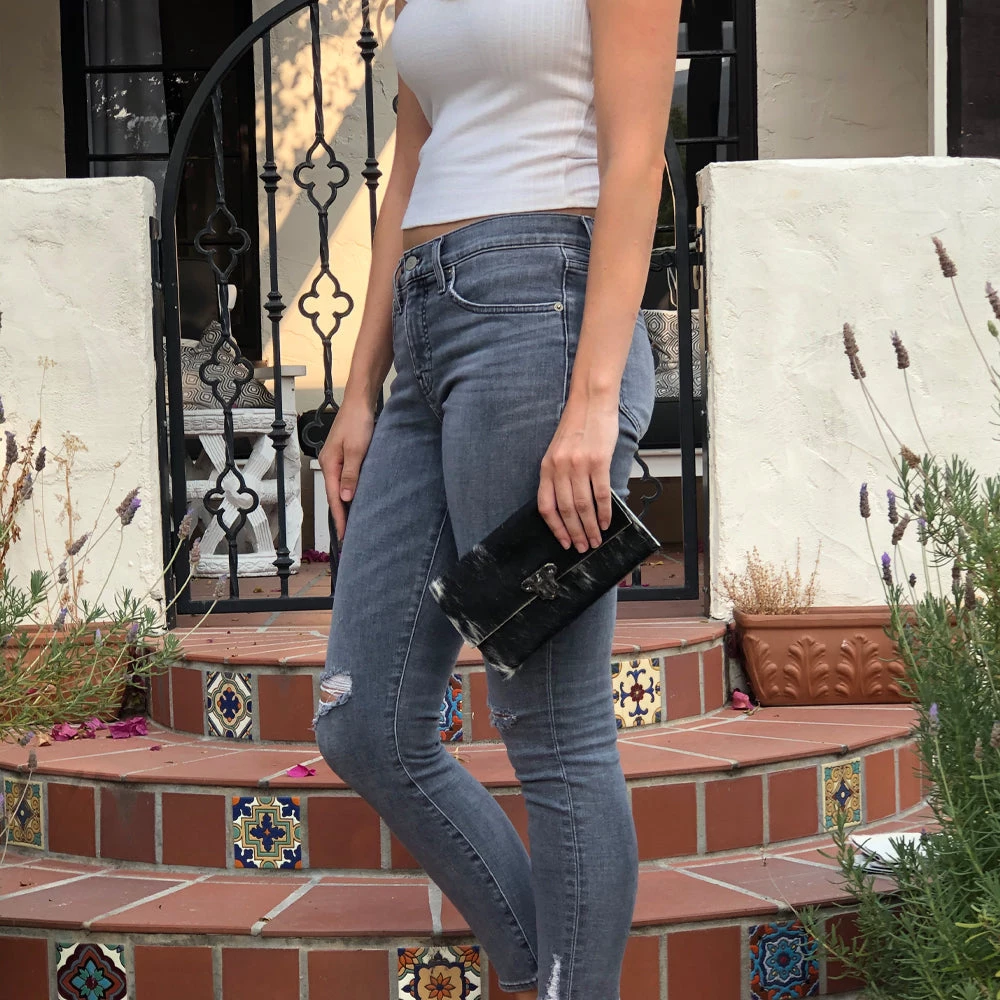 Jamie Dietrich Designs Bags Farah Black Hide Wallet/Clutch 2 Jamie Dietrich Designs Bags Farah Black Hide Wallet/Clutch