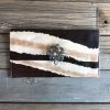 Jamie Dietrich Designs Bags Farah Zebra Natural Hide Wallet/Clutch