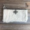Jamie Dietrich Designs Bags Zelle White Hide Wallet/Clutch