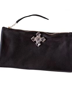 Jamie Dietrich Designs Zelle Black Leather Wallet/Clutch Bags